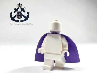 LEGO 2010s Minifigura Púrpura Oscuro Capa Tela Para Magneto, Cuervo, Jinete 22231 Foto 1 de 2