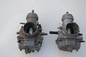 SUZUKI GT250 A/B/C PAIR OF CARBS GOOD USED. - Picture 1 of 3