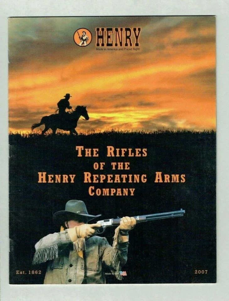 2007 THE RIFLES OF THE HENRY REPEATING ARMS COMPANY CATALOG! - Image 1 of 1