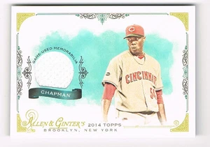 2014 Topps Allen & Ginter Aroldis Chapman Game Used Jersey Relic(Reds) - Picture 1 of 2