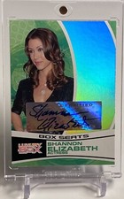 Shannon Elizabeth 2005-06 Topps Luxury Box - Box Seats Autograph Card #45/74