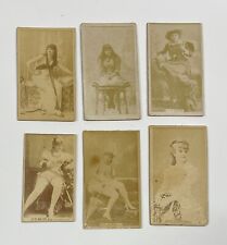 (6) 1880's Vintage Sweet Caporal & Admiral Cigarette Cards