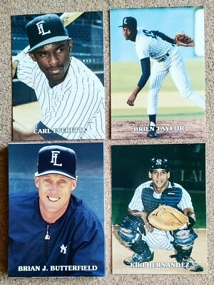 1992 Ft. Lauderdale Yankees Team Set ~ Carl Everett ~ Brien Taylor ~K. Hernandez - Image 1 of 4