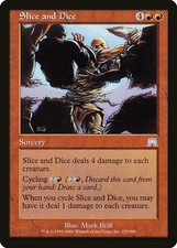 Slice and Dice - Foil Onslaught LP MTG