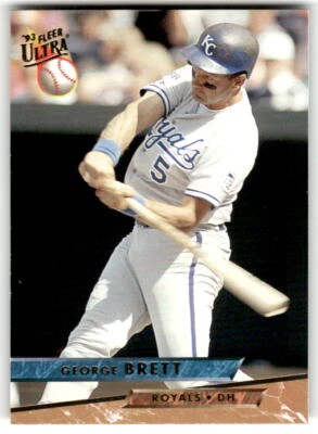 George Brett 1993 Fleer Ultra #206 Kansas City Royals - Image 1 of 2