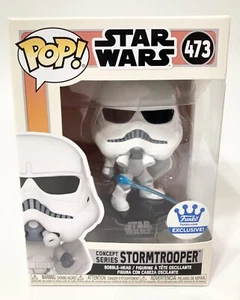 Star Wars - Stormtrooper Concept Series #473 Funko Shop Pop Vinyl Toy EXCLUSIVE - Picture 1 of 7