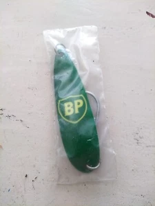 Luhr-Jensen Krocodile Novelty Spoon Lure Green Advertising British Petroleum BP - Picture 1 of 4