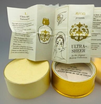 Nuevo de Colección Avon Ultra Transparente Polvo Neutro Acabado Cara Años 60’s Sellado Nuevo Foto 1 de 4