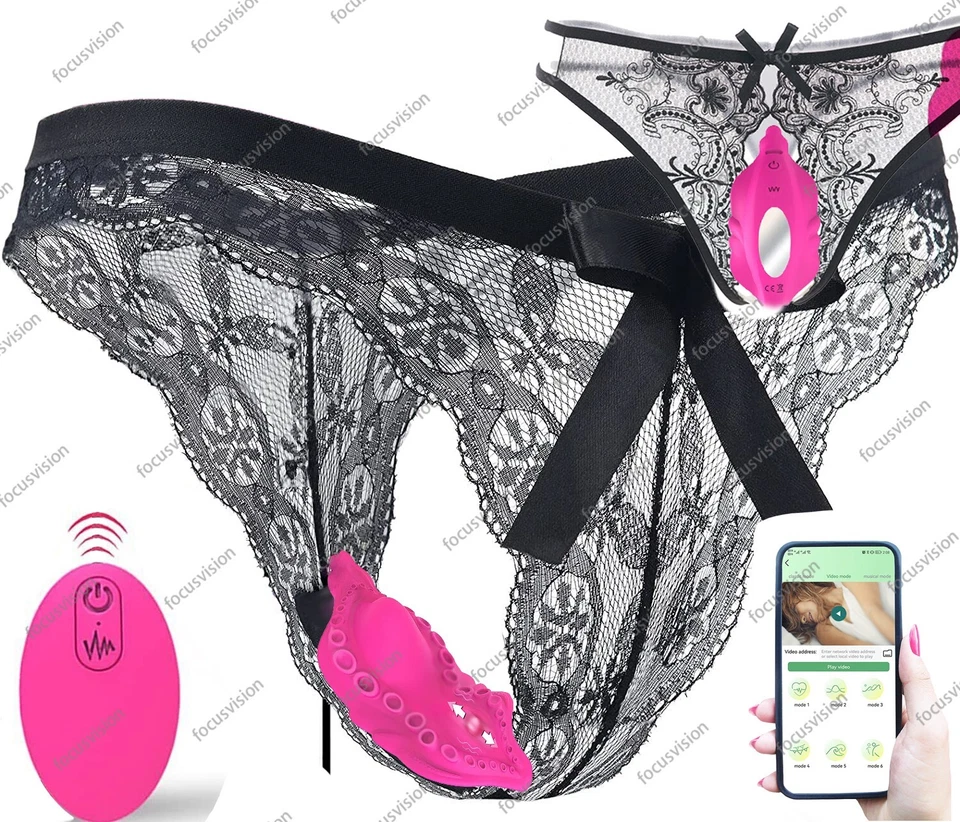 Vibrating Women Panties Massager Wireless APP Remote Control Waterproof - Image 1 of 4