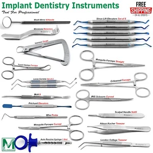 Implant Surgery instruments Kit Dental Implantology Oral Surgical Tool 22PCS SET - Picture 1 of 18