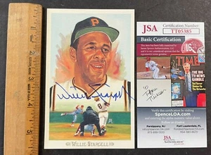 1989 PEREZ-STEELE GALLERIES CELEBRATION SET WILLIE STARGELL SIGNED W/JSA COA - Picture 1 of 2