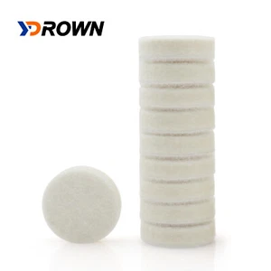 10pcs Wool Felt Polishing Pads Buffing Wheel for Car Glass Plastic Metal Stone - Picture 1 of 23