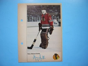 1971/72 TORONTO SUN NHL ACTION PLAYERS HOCKEY PHOTO GARY SMITH SHARP+ TS 71/72