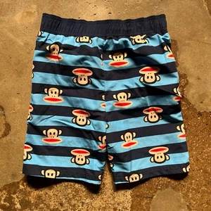 Vintage Kids Paul Frank Swim Trunks 5T All Over Print Shorts Y2K - Picture 1 of 7