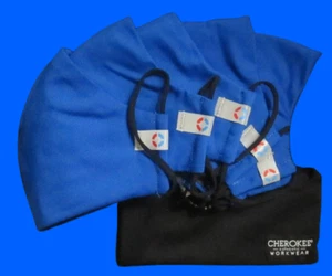 5 - Cherokee Workwear Antimicrobial/Fluid Barrier Reusable Face Mask Royal S/M - Picture 1 of 5