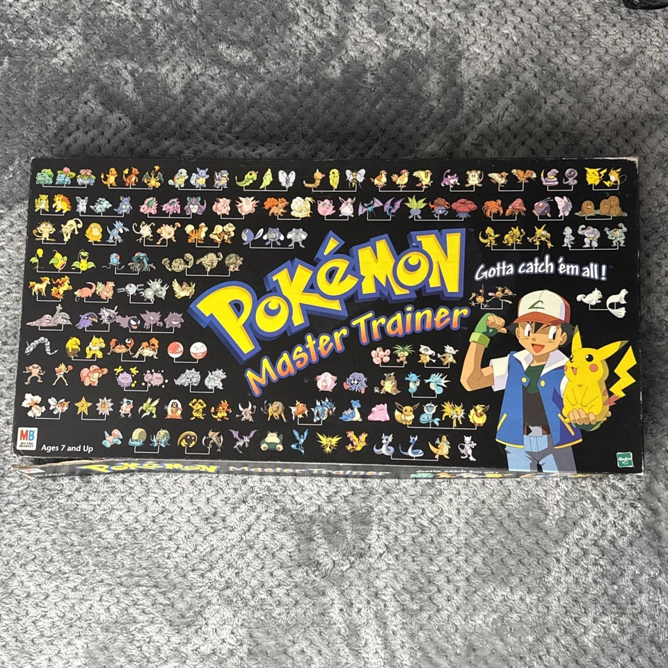 1999 Pokemon Master Trainer Board Game 100% Complete Milton Bradley   - Image 1 of 4