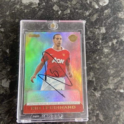 Authentic Topps Autographed Rio Ferdinand - Image 1 of 4