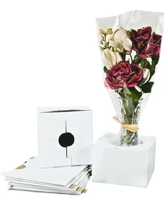 Holiday Designs - Pop-Up Florist Delivery Box, Corrugated Cardboard Vase Boxe... - Picture 1 of 11