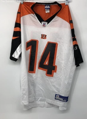 Camiseta de fútbol Reebok para hombre blanca naranja Cincinnati Bengals Andy Dalton talla XL Foto 1 de 4