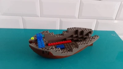 Lot Lego ancien bateau pirate pièces de coque pour le set 6268 6271 - Photo 1/4