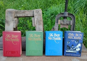 ANTIQUE POPULAR MECHANICS The Boy Mechanic Set of Four BOOKS 1920s ILLUSTRATED - Picture 1 of 24