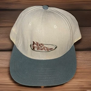 Vintage No Fear Snapback Hat Living Only Thing Worth Dying For Script USA Tan - Picture 1 of 2