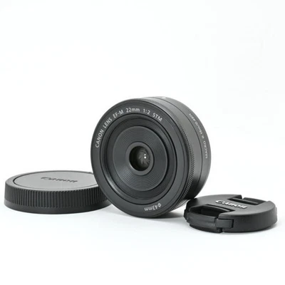 Canon Excellent condition Canon EF M22mm F2 STM Compact lightweight pancake lens - Image 1 of 4