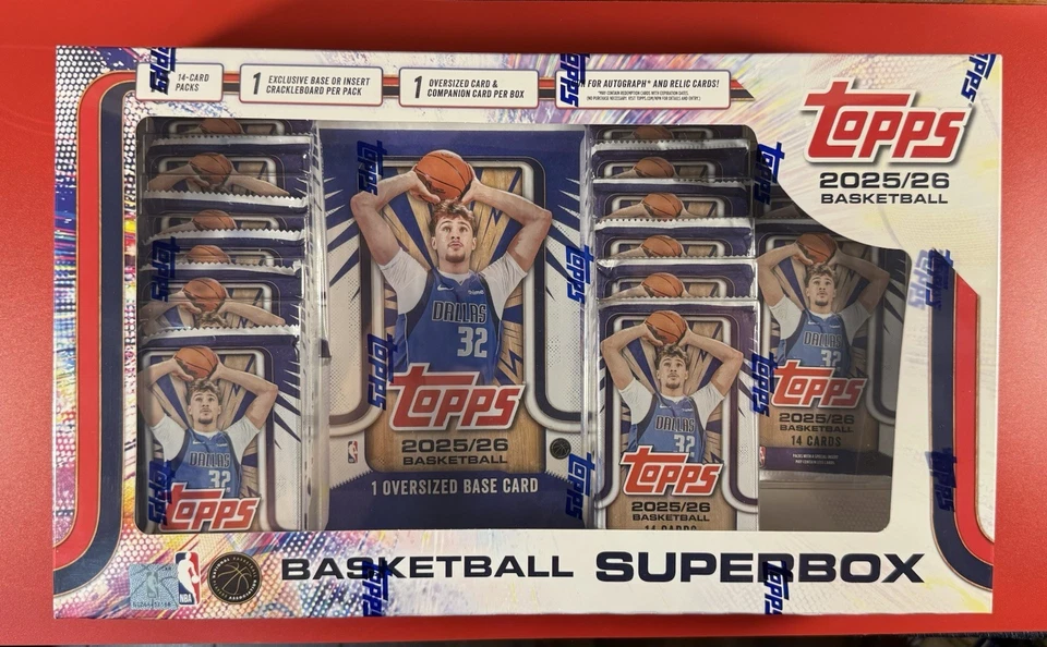 2025-26 Topps Basketball Costco Exclusive Sealed Superbox - Image 1 of 1