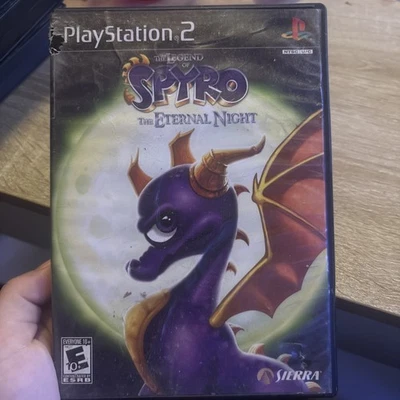 The Legend Of Spyro 永恒之夜 索尼 PlayStation 2 PS2 游戏已测试 — 第 1/4 张图片