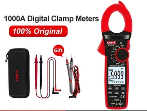 1000a True RMS Digital Clamp Meter 1000V AC DC Voltmeter Zange Ampere meter  - Bild 1 von 22