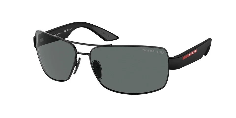NUEVO Gafas de sol Prada Linea Rossa 50ZS 1AB02G negras 100 % AUTÉNTICAS Foto 1 de 1