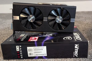 SAPPHIRE NITRO+ RADEON RX 580 8GB GDDR5 DUAL HDMI/DVI-D/DUAL DP OC W/BP (UEFI) - Picture 1 of 8