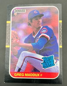 1987 Donruss - Greg Maddux #36 Rookie Crease - Picture 1 of 2