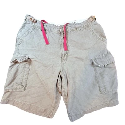 Шорты карго Red Camel мужские 38 оливковый лен хлопок 6 карманов - Изображение 1 из 4