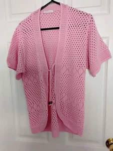 SIZE 12 APPROX STUNNING LACEY Summer Cardi - Picture 1 of 2