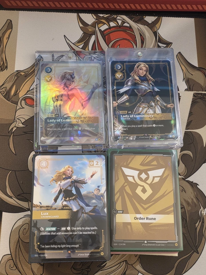 Lux Riftbound TCG Deck | Tournament Ready | Champion Deck NM 🔵🟡 with extras - Image 1 of 4