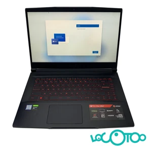 PORTATIL MSI GAMING GF63 THIN 9SC 512GB SSD 16GB INTEL CORE I7 9ª GE E0353121GA - Imagen 1 de 5