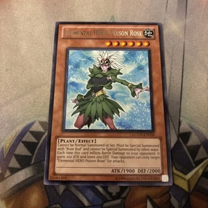Elemental HERO Poison Rose LCGX-EN036 Rare LP - Picture 1 of 1