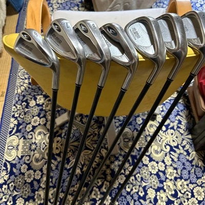 HI-BRID Hybrid Iron Set 6-9+Pw+Aw+Sw Flex-R 7Pcs Right-Handed Golf Clubs Used - Image 1 of 4