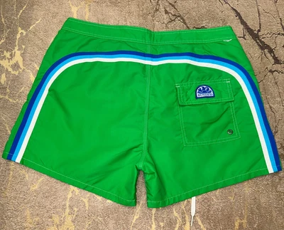 Traje de baño verde Sundek 34 arco iris playa tabla de nadar baúles talla 34 M Foto 1 de 4