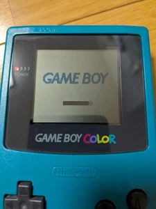 Teal Blue GameBoy Color Authentic Nintendo GBC Handheld Console - Picture 1 of 6
