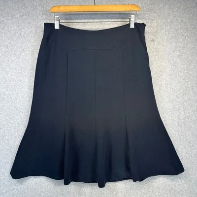 Jones Wear Skirt Womens Size 10 Navy Blue 100% Polyester A-Line Pleated Lined - Image 1 of 4
