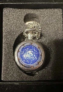 STARGATE POCKET WATCH WITH CHAIN - Bronze And blue - Picture 1 of 3