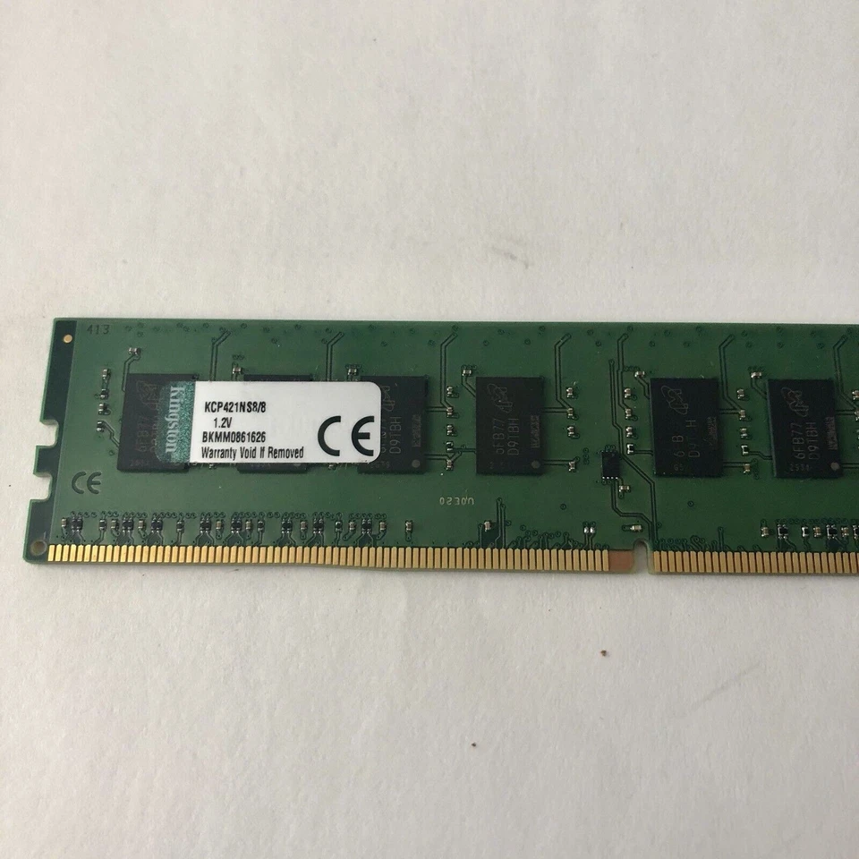 Kingston KVR21R15S4/8 8GB DDR4 2133MHz ECC 288-Pin Registered CL15 DIMM - Image 1 of 1
