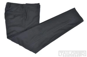 DOLCE & GABBANA Solid Black Wool Mens Luxury Pants Trousers - IT 44 / US 32 - Picture 1 of 7