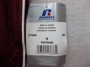 Russell Dri Power Jersey Medium - Color MER/WHI/MR - Picture 1 of 6