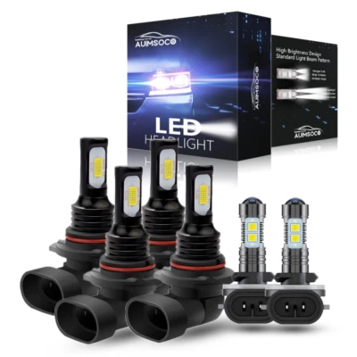 Faros antiniebla de haz alto bajo 6X para Pontiac Grand Prix 2004-2008 Foto 1 de 4