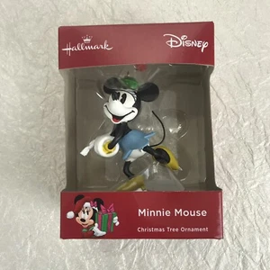 Hallmark 2018 Disney Minnie Mouse Patinaje sobre Hielo Navidad Adorno Regalo  - Imagen 1 de 3