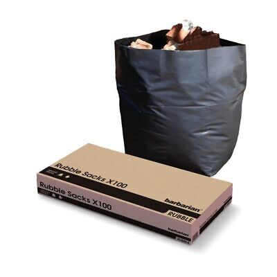 Rubbish Bags Rubble Bags Super Heavy Duty Rubble Sacks X100 • 19.99£