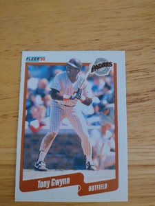 1990 Fleer Tony Gwynn #157 San Diego Padres
